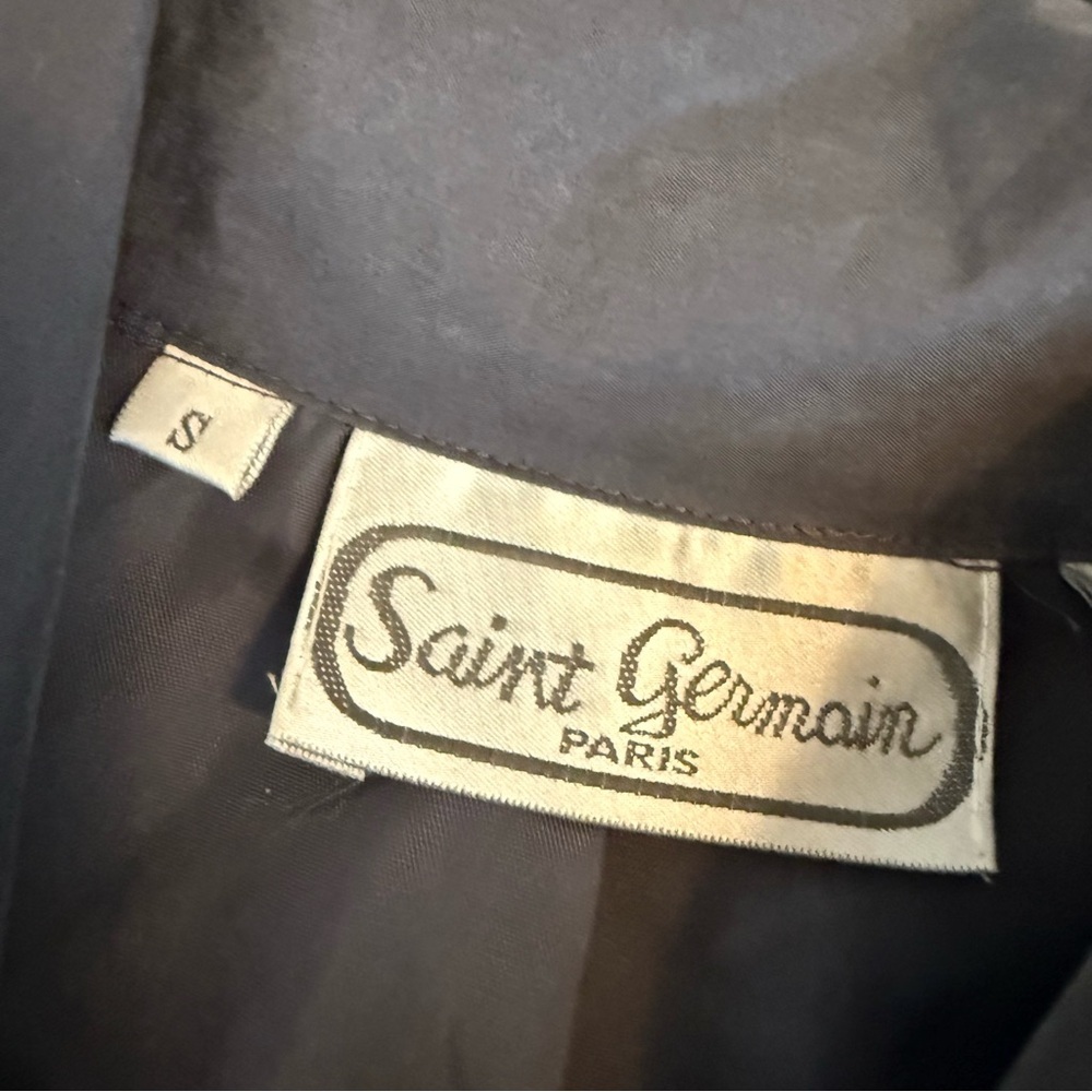 Vintage Saint Germain Paris 100% silk beaded‎ jacket - Picture 2 of 6